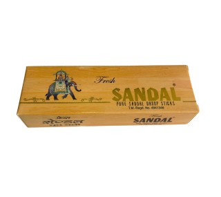 Fresh Fragrance Fresh SANDAL Pure Sandal Dhoop Sticks, 40g